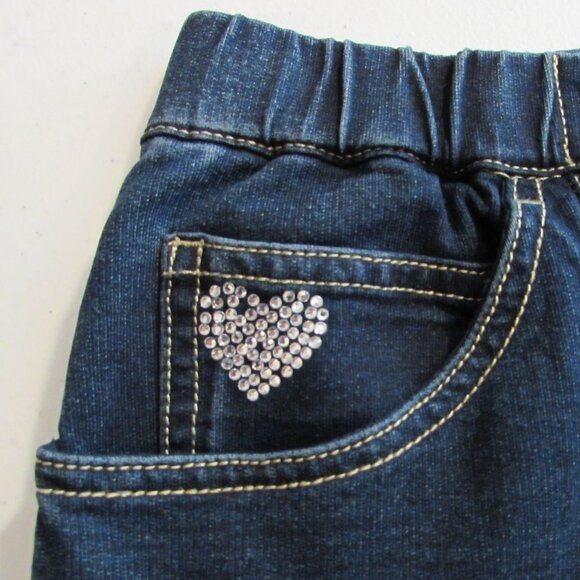 Quacker Factory Dreamjeannes Pull On Cargo Pocket Skort with Rhinestone Large - Picture 7 of 16